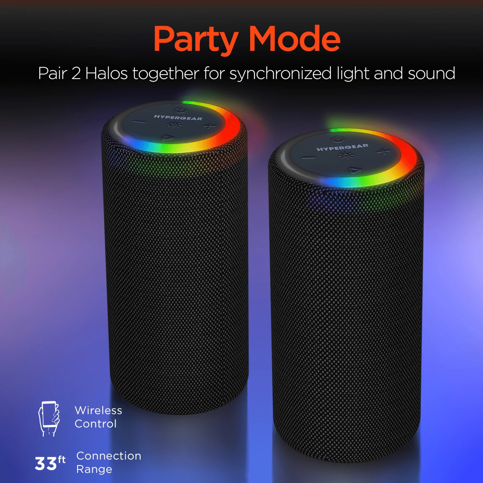 Hypergear Halo XL Wireless LED Speaker