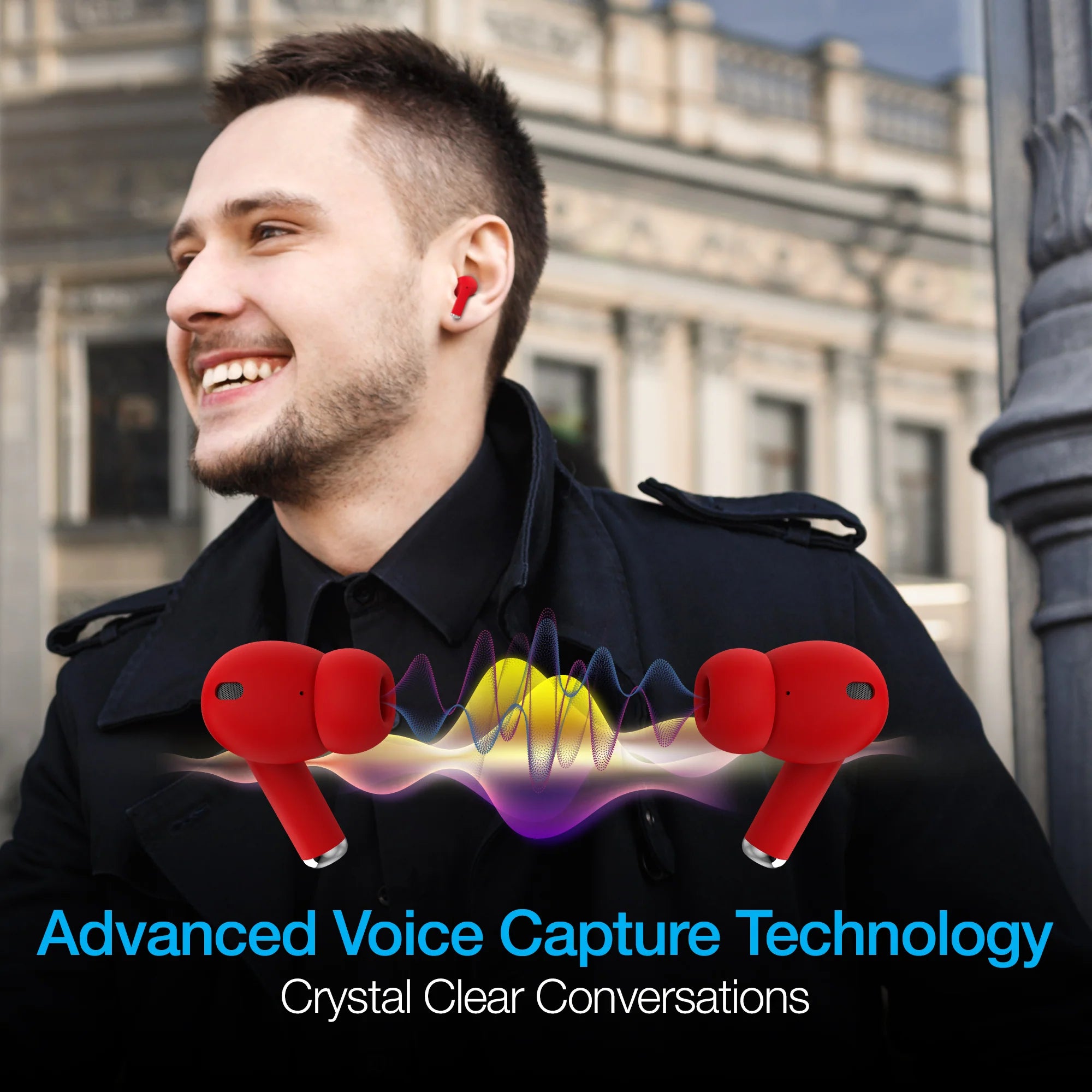 Naztech Xpods PRO TWS with Wireless Charging Case