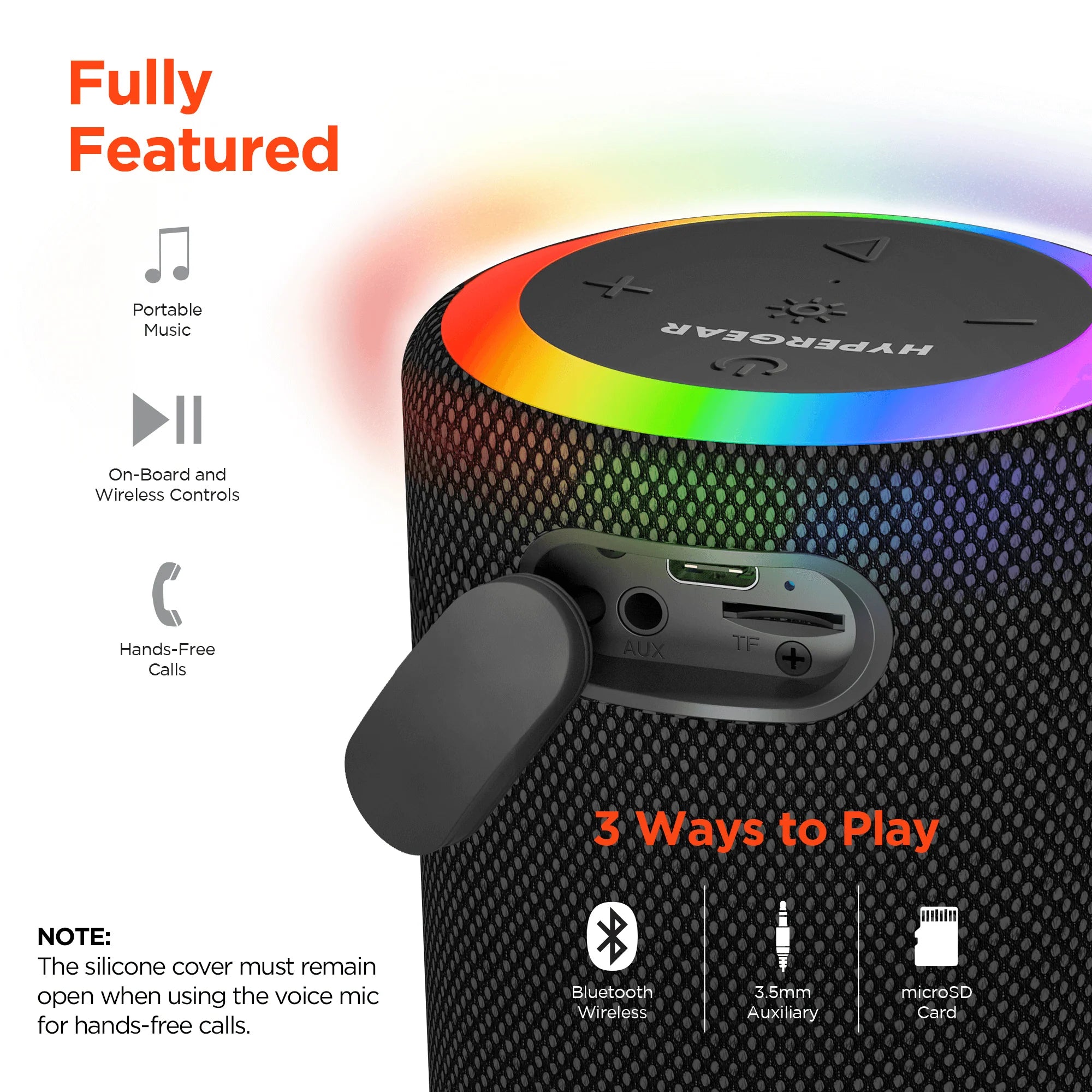 Hypergear Halo XL Wireless LED Speaker