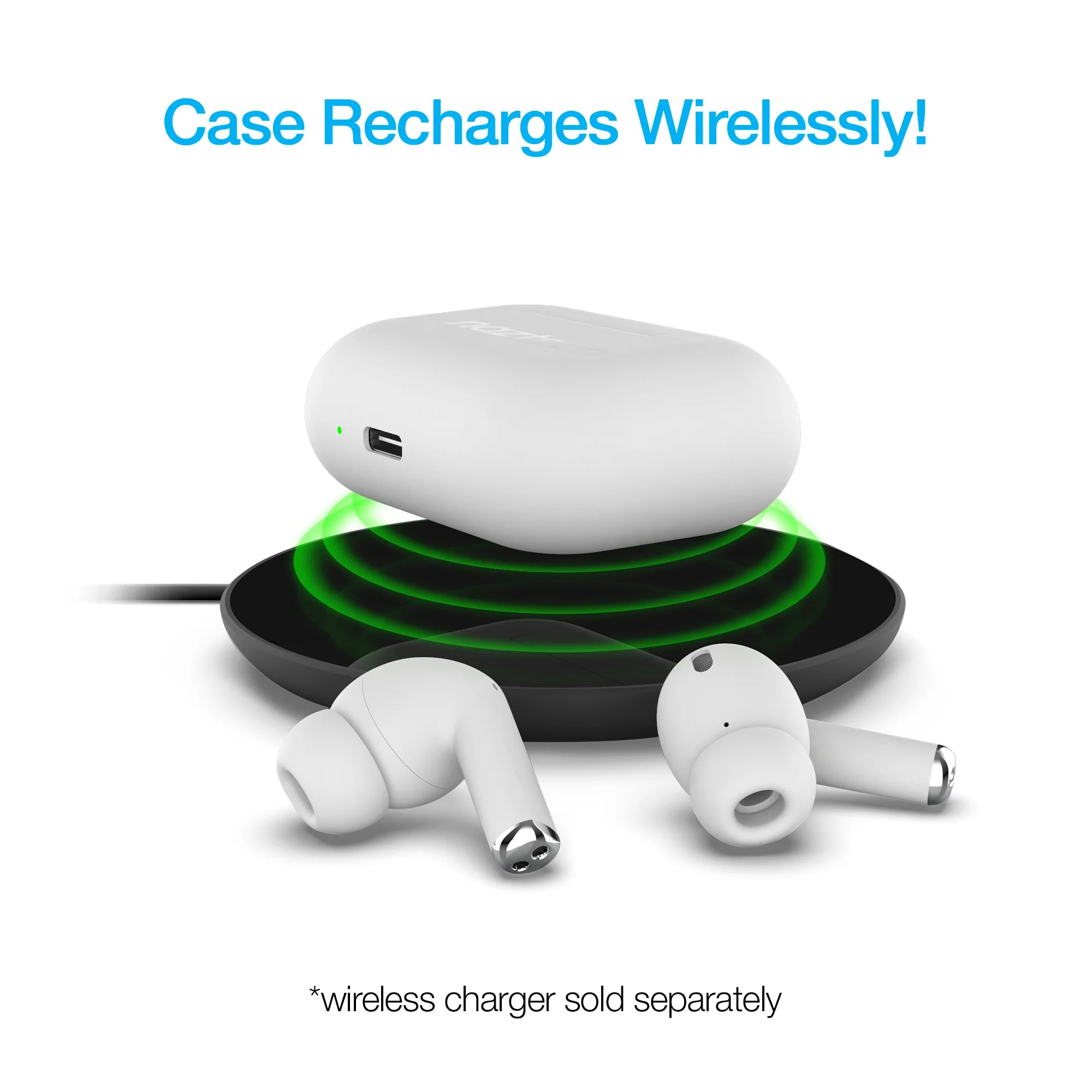 Naztech Xpods PRO TWS with Wireless Charging Case